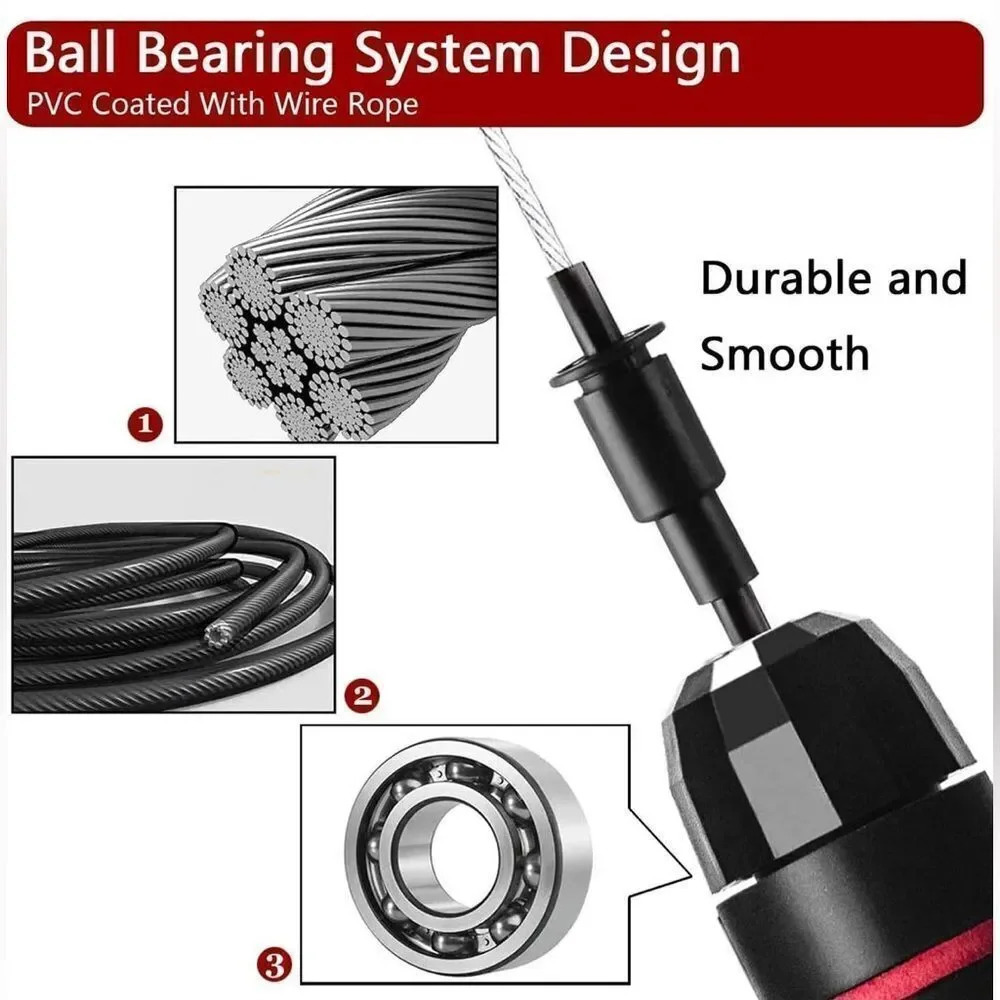 Black and Red Jump Rope - Picture 6 of 10